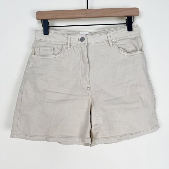 Aritzia Wilfred Free Shorts Denim Jean High Rise Waist Coastal Cowgirl Preppy - Picture 1 of 6